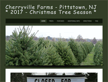 Tablet Screenshot of cherryvillefarmsnj.com